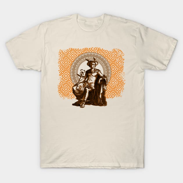 Hermes II - Orange Variant T-Shirt by mellamomateo